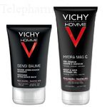 Sensi-Baume Homme 75 ml + Gel douche Hydra Mag-C 100 ml