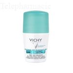 VICHY D&eacute;odorant traitement anti-transpirant 48h anti-traces blanches & jaunes Roll'on 50ml