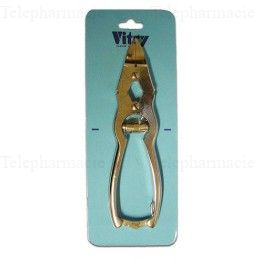 Accessoires Pédicure Pince Podologue Professionnelle Inox 16.5cm