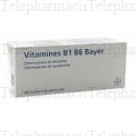 Vitamine b1 b6 bayer Bo&icirc;te de 40 comprim&eacute;s