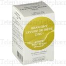 GRANIONS Les essentiels - Levure de bi&egrave;re zinc g&eacute;lules v&eacute;g&eacute;tales x 60