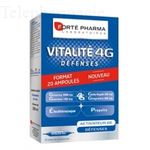 Vitalit&eacute; 4g defenses ampoule buvable 10ml 20