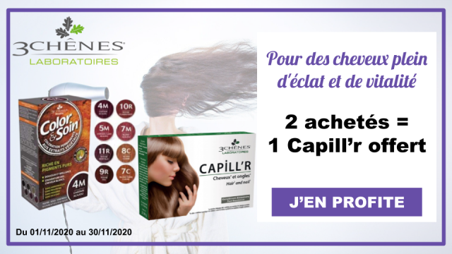 Promotion Coloration cheveux